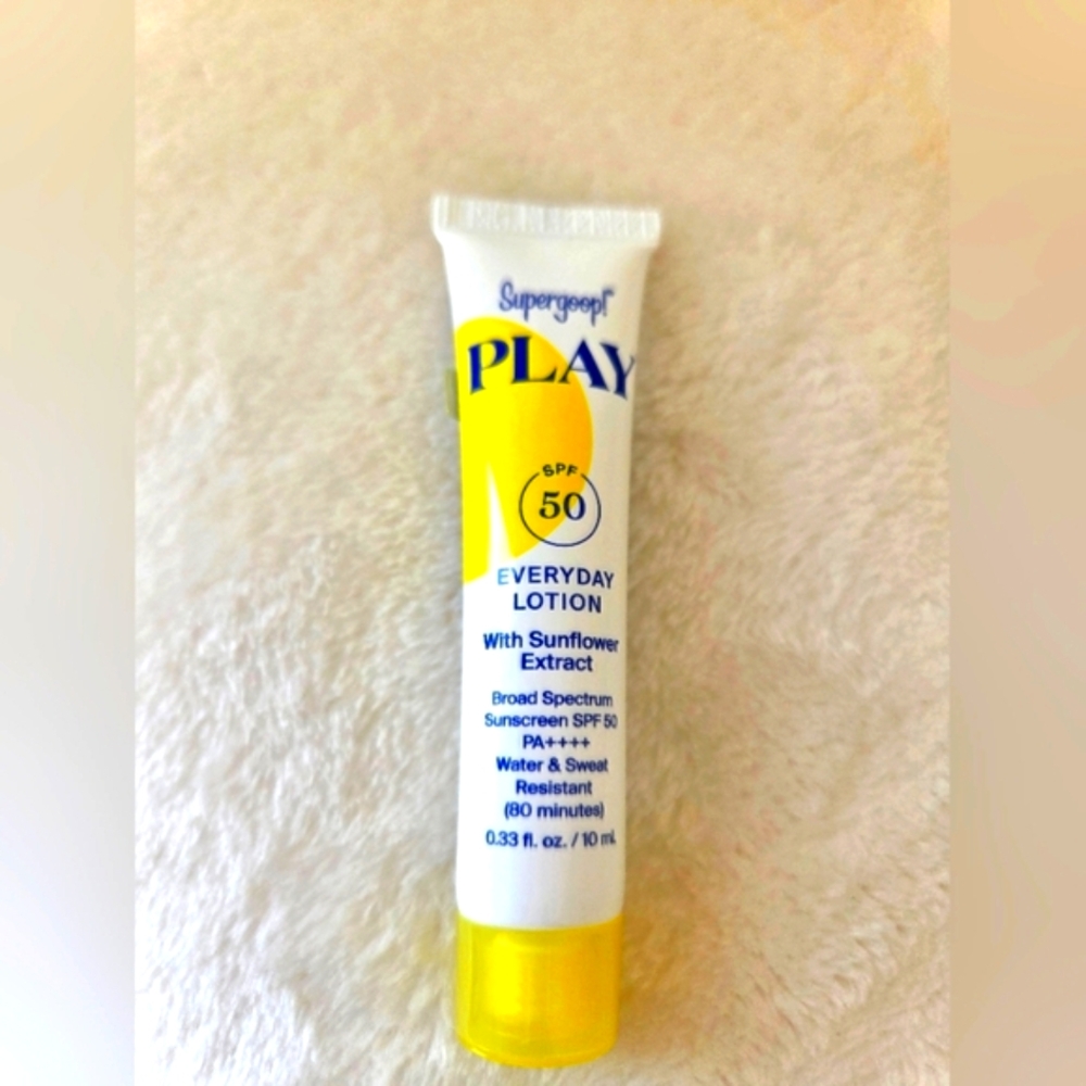 🪷5/$25! SUPERGOOP Play Everyday Lotion SPF50 Sunflower Extract Travel/Trial New